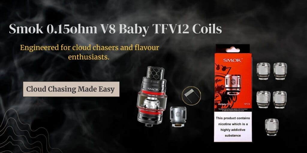 Buy SMOK 0.15Ω V8 Baby TFV12 Coils – Complete Guide: Everything You Need To Know 0.15 Ohm Coil - Free UK Next Day Delivery (no minimum spend)