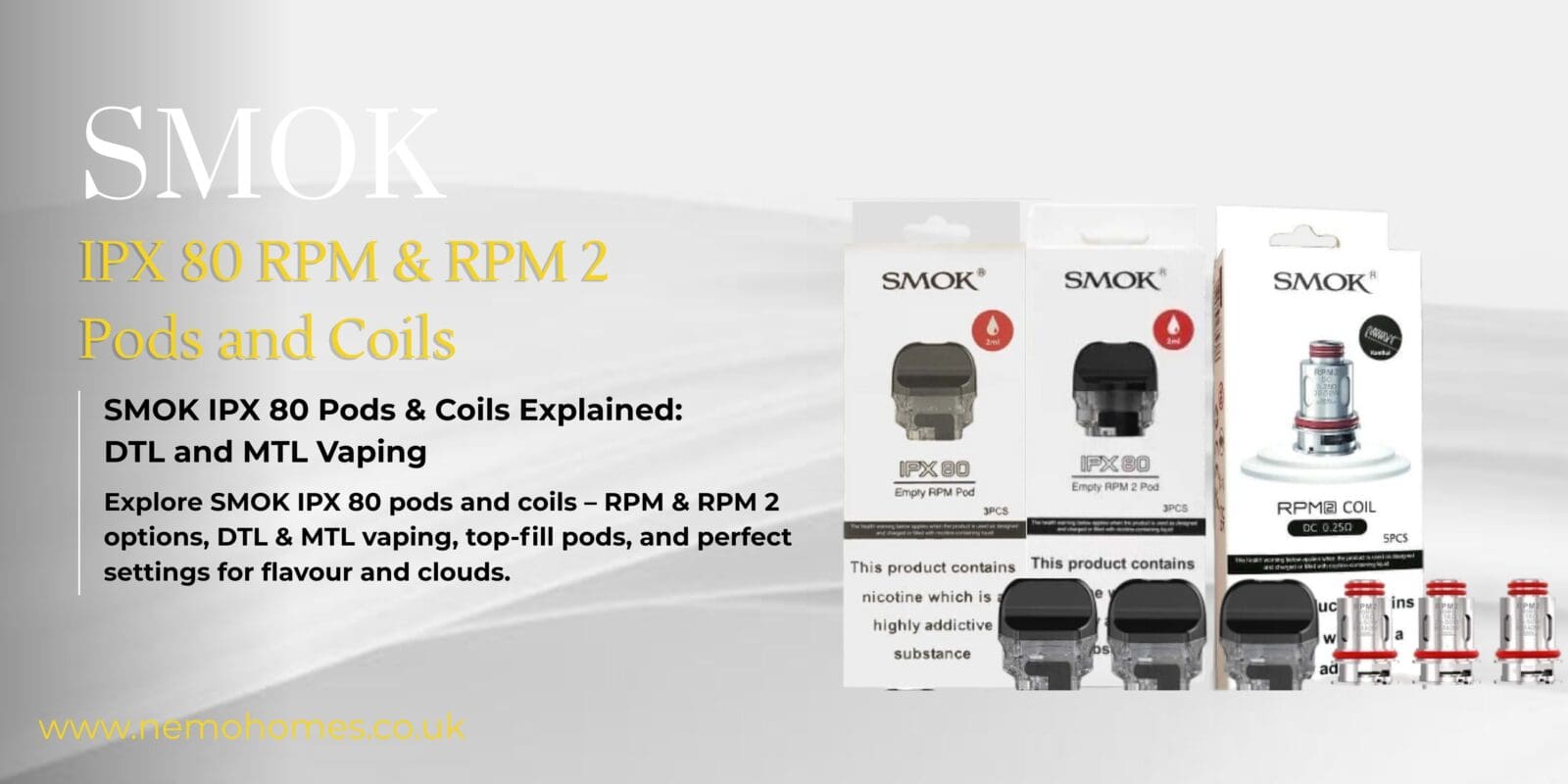 smok ipx 80 coil compatibility SMOK IPX 80 Pods & Coils – RPM & RPM 2 Full Guide