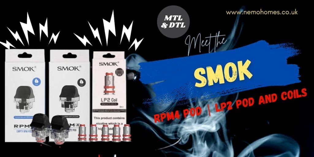 Buy SMOK RPM 4 Replacement Pods & Coils Complete Guide: Everything You Need To Know Explained Coil Installation - Free UK Next Day Delivery (no minimum spend)