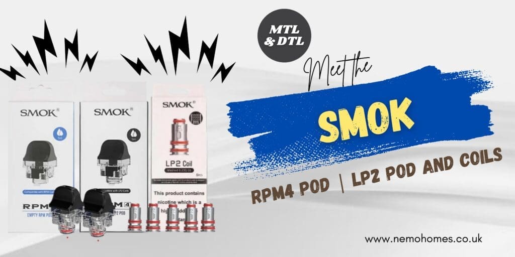 Buy SMOK RPM 4 Replacement Pods & Coils Complete Guide: Everything You Need To Know Explained Coil Installation - Free UK Next Day Delivery (no minimum spend)