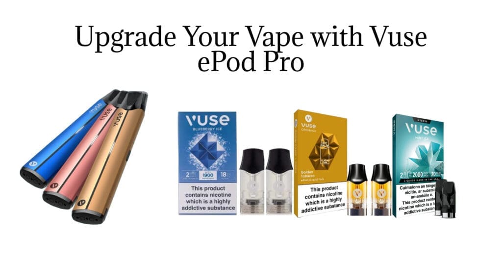 Buy Vuse ePod Pro Complete Guide: Everything You Need to Know Ceramic Coil Pods - Free UK Next Day Delivery (no minimum spend)