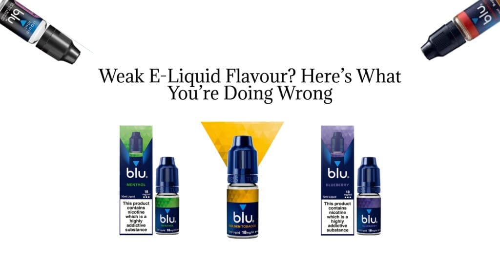 Buy Why Does E-Liquid Taste Weak: The Secret to Better Flavour boost vape flavour - Free UK Next Day Delivery (no minimum spend)