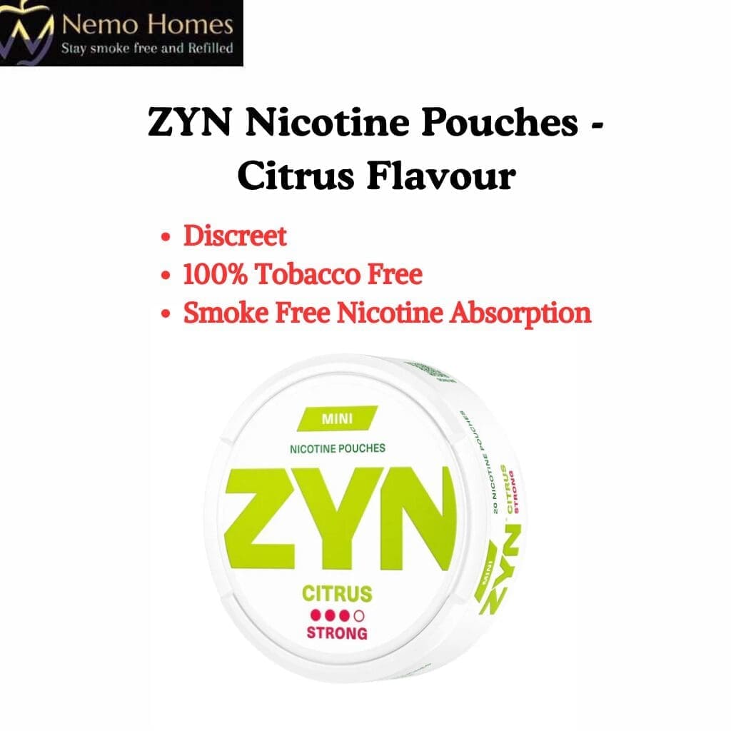 Buy ZYN Nicotine Pouches - Citrus Flavour - Free UK Next Day Delivery (no minimum spend)