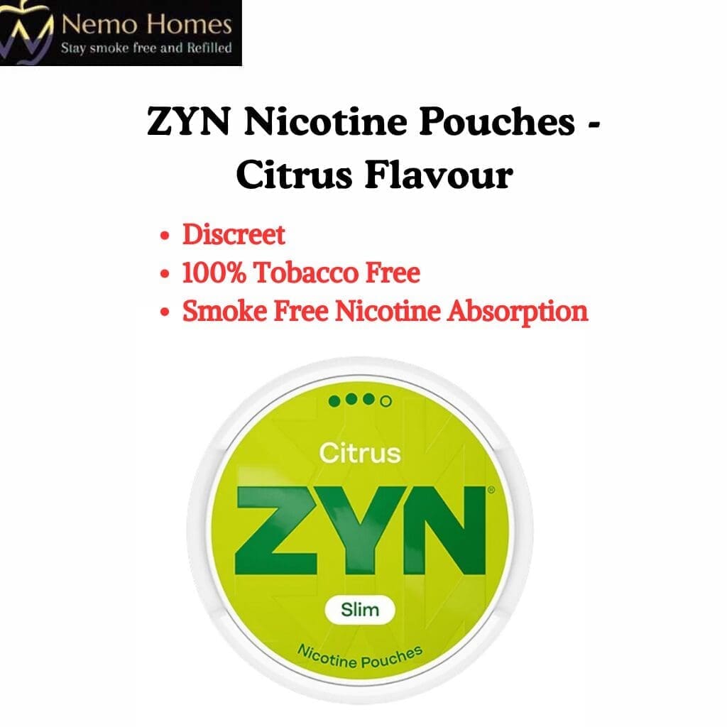 Buy ZYN Nicotine Pouches - Citrus Flavour - Free UK Next Day Delivery (no minimum spend)