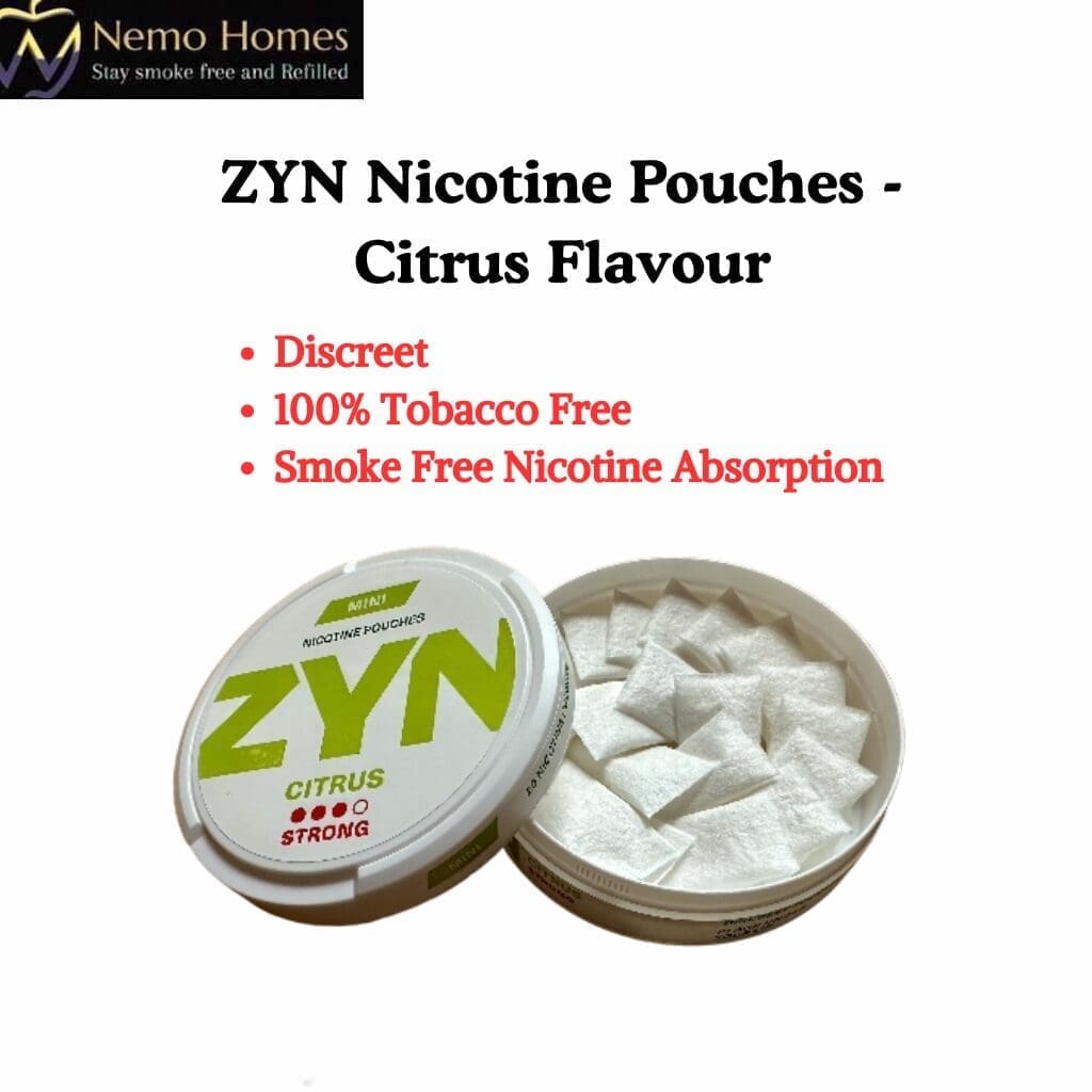 Buy ZYN Nicotine Pouches - Citrus Flavour - Free UK Next Day Delivery (no minimum spend)