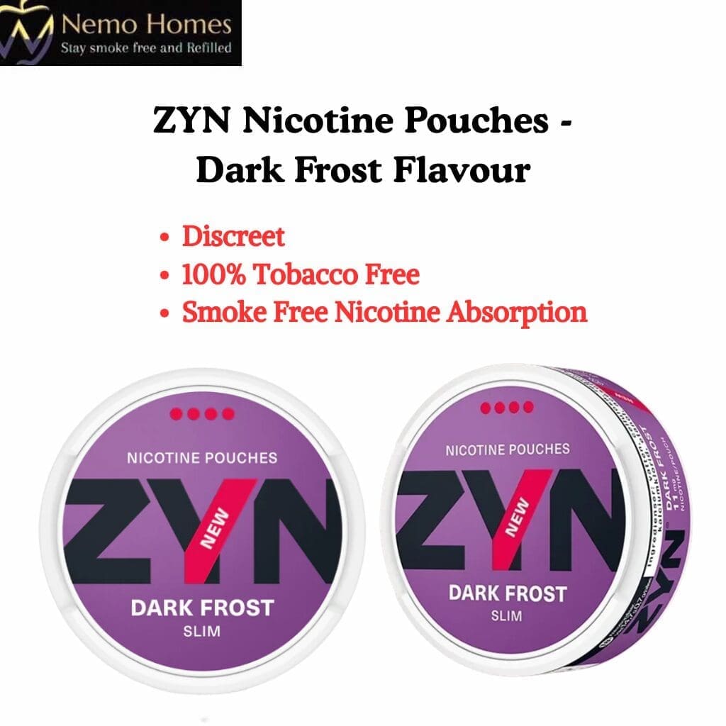 ZYN Nicotine Pouches – Slim Dark Frost X Strong 11mg