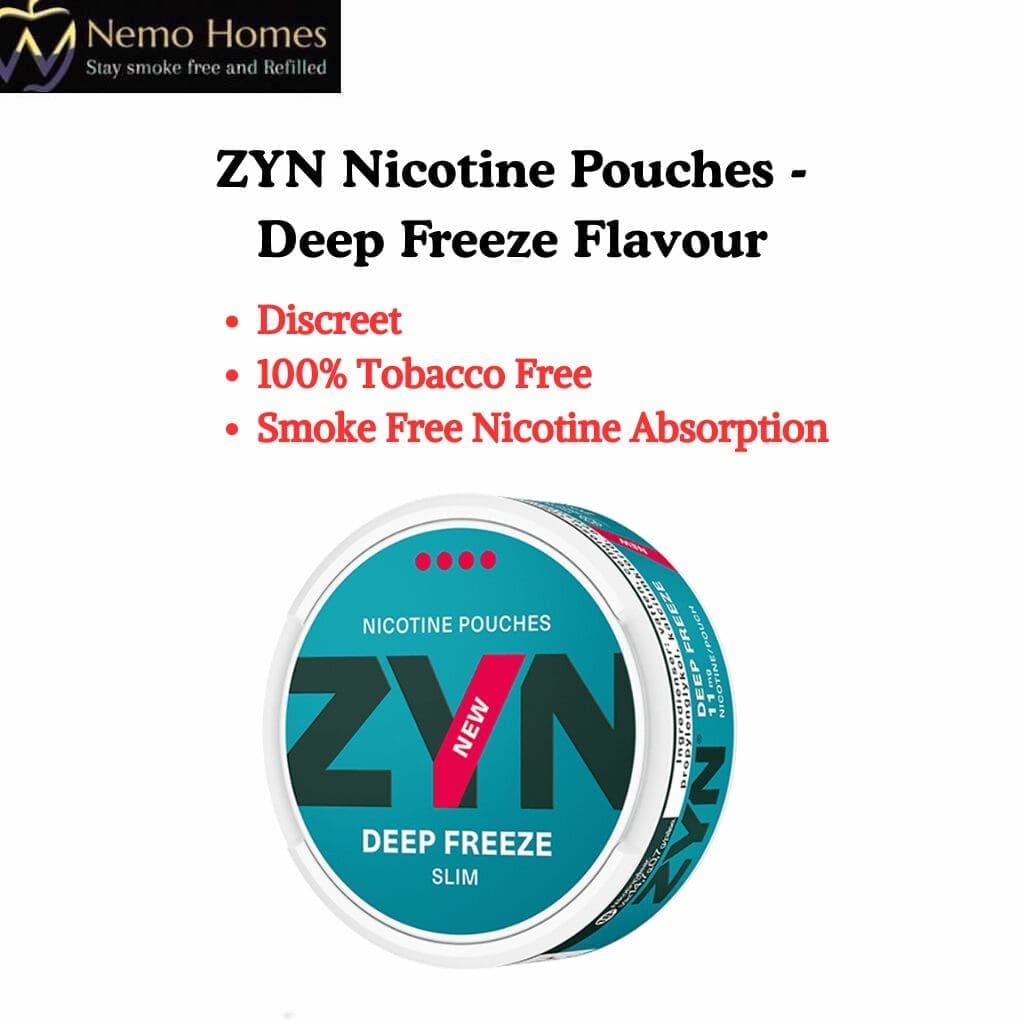 Buy ZYN Nicotine Pouches - Slim Deep Freeze X Strong 11mg - Free UK Next Day Delivery (no minimum spend)