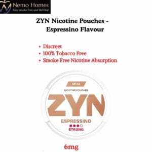 Buy ZYN Nicotine Pouches – Mini Espressino Strong 6mg - Free UK Next Day Delivery (no minimum spend)