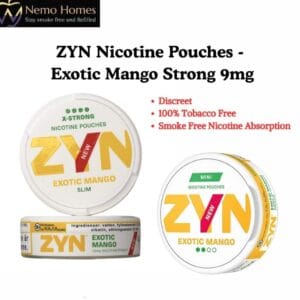 Buy ZYN Nicotine Pouches – Slim Exotic Mango Strong 9mg - Free UK Next Day Delivery (no minimum spend)