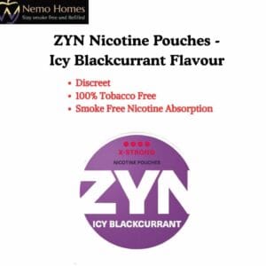Buy ZYN Nicotine Pouches – Icy Blackcurrant Flavour - Free UK Next Day Delivery (no minimum spend)