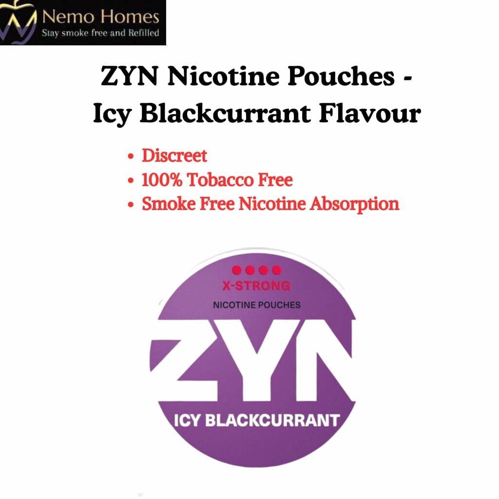 Buy ZYN Nicotine Pouches – Icy Blackcurrant Flavour - Free UK Next Day Delivery (no minimum spend)