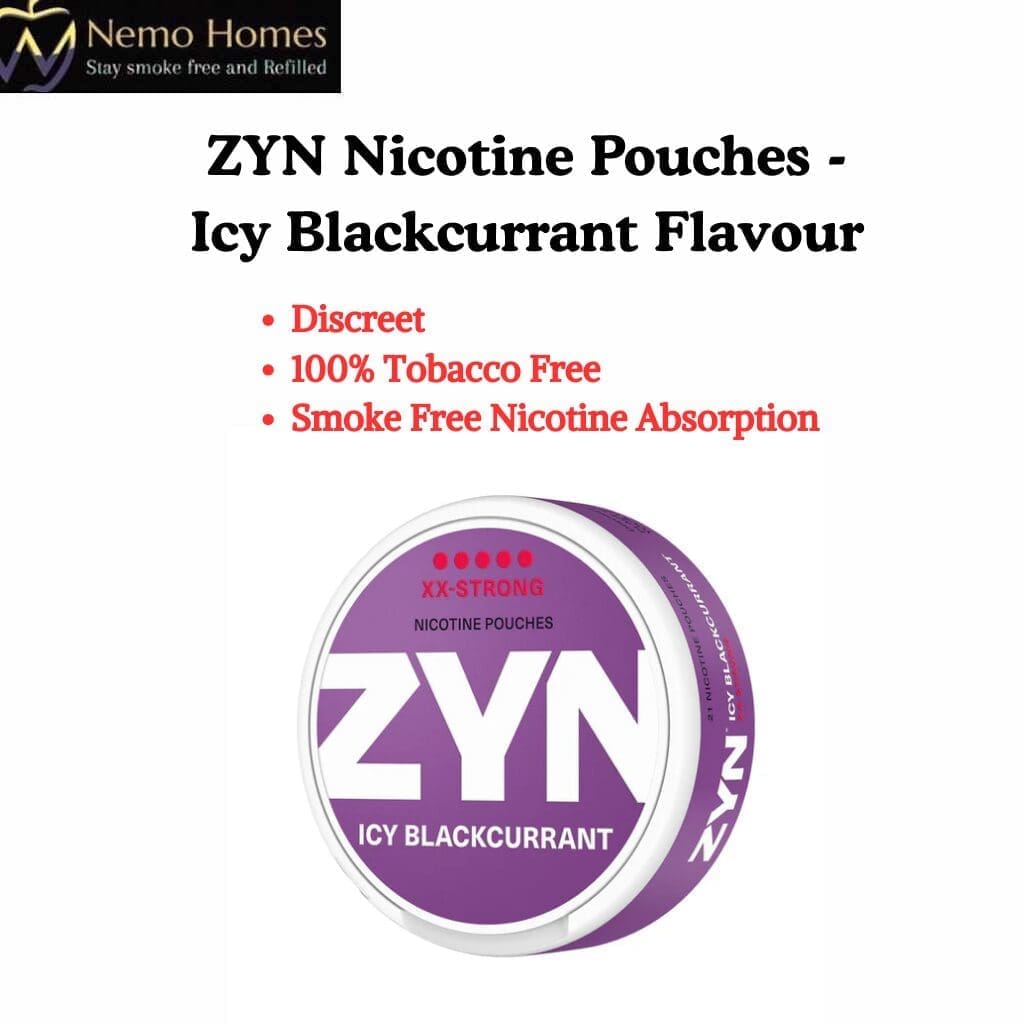 Buy ZYN Nicotine Pouches – Icy Blackcurrant Flavour - Free UK Next Day Delivery (no minimum spend)