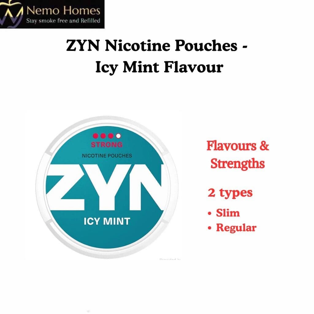 Buy ZYN Nicotine Pouches – Icy Mint Flavour - Free UK Next Day Delivery (no minimum spend)