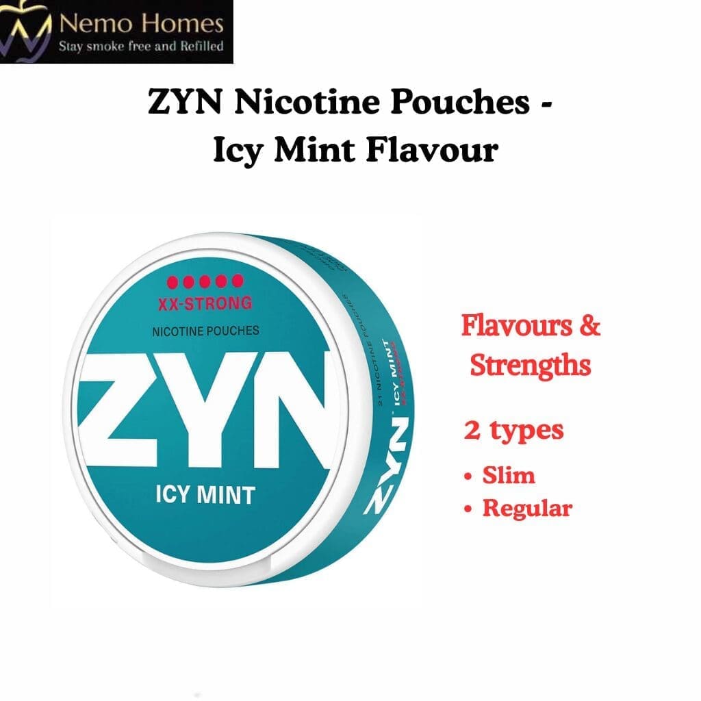 Buy ZYN Nicotine Pouches – Icy Mint Flavour - Free UK Next Day Delivery (no minimum spend)