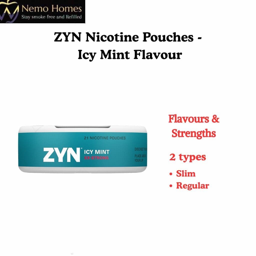 Buy ZYN Nicotine Pouches – Icy Mint Flavour - Free UK Next Day Delivery (no minimum spend)