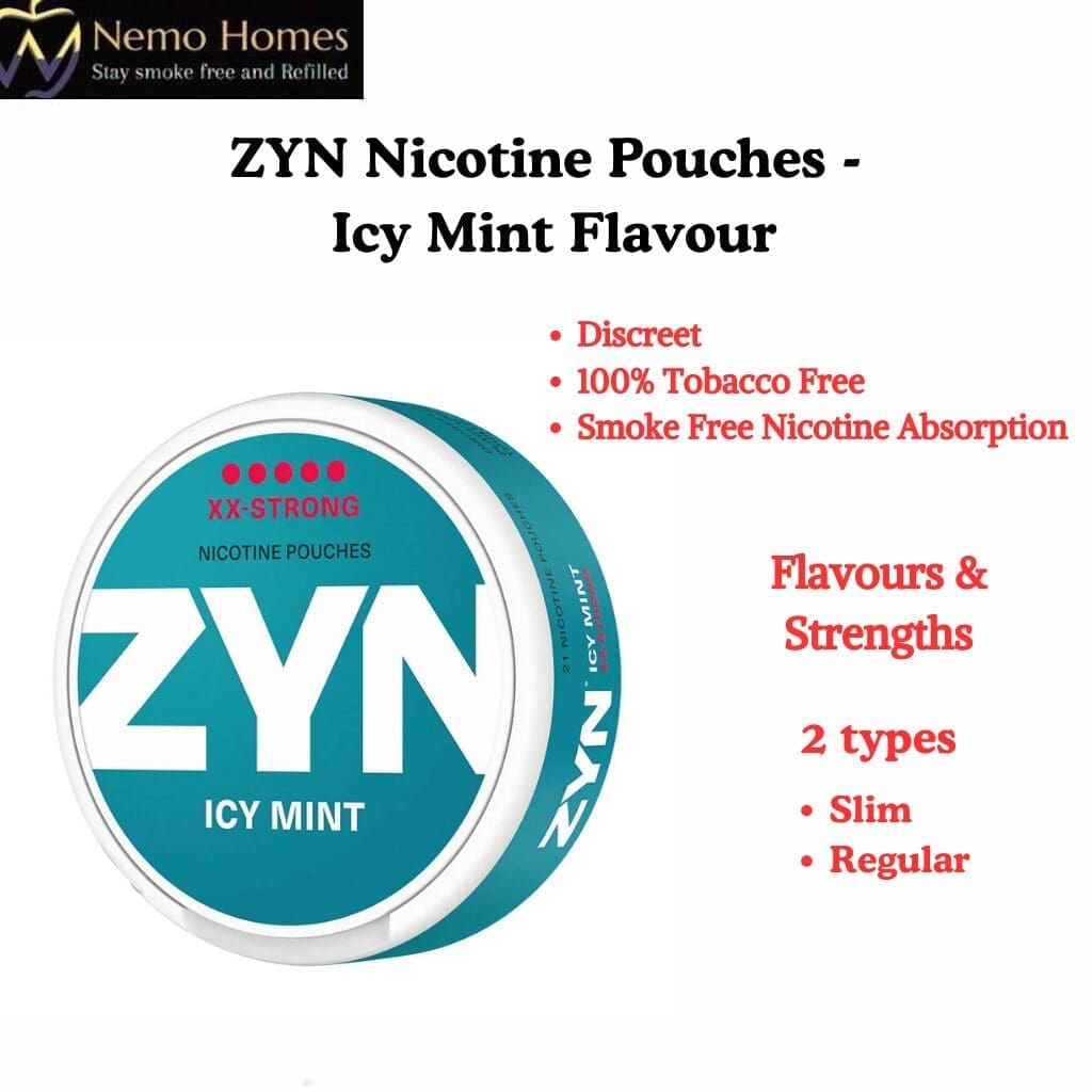 Buy ZYN Nicotine Pouches – Icy Mint Flavour - Free UK Next Day Delivery (no minimum spend)