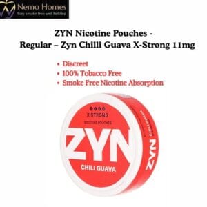 Buy ZYN Nicotine Pouches – Regular Chilli Guava X-Strong 11mg - Free UK Next Day Delivery (no minimum spend)