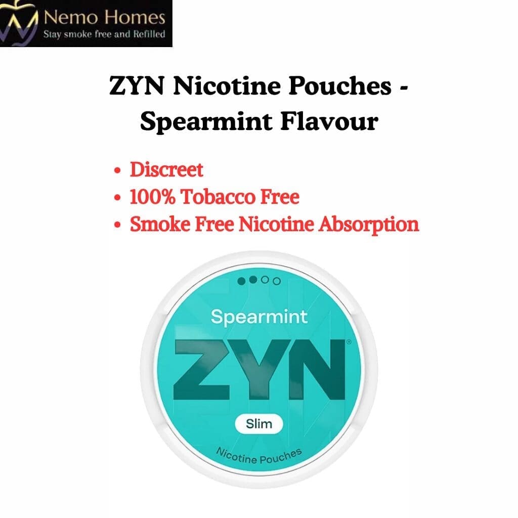 Buy ZYN Nicotine Pouches – Spearmint Flavour - Free UK Next Day Delivery (no minimum spend)