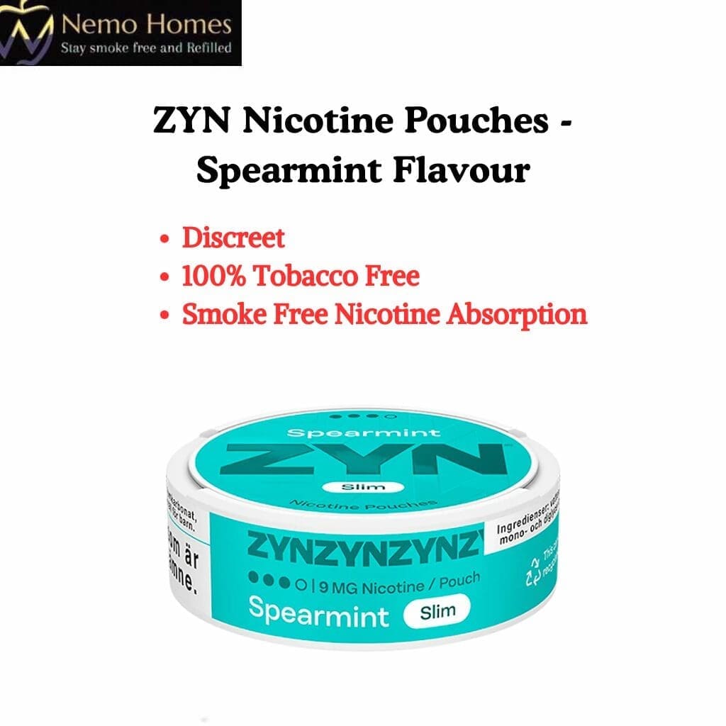 Buy ZYN Nicotine Pouches – Spearmint Flavour - Free UK Next Day Delivery (no minimum spend)