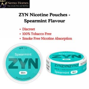 Buy ZYN Nicotine Pouches – Spearmint Flavour - Free UK Next Day Delivery (no minimum spend)