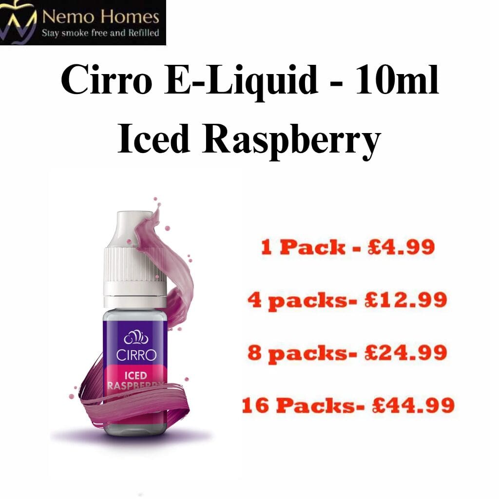 Cirro Iced Raspberry 12mg – 10ml E-Liquid