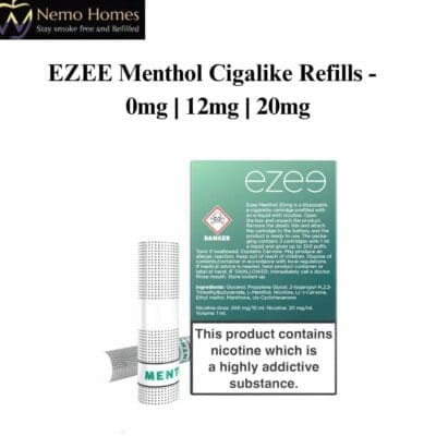 Buy EZEE Menthol Cigalike Refills - Free UK Next Day Delivery (no minimum spend)
