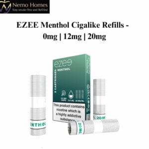 Buy EZEE Menthol Cigalike Refills - Free UK Next Day Delivery (no minimum spend)