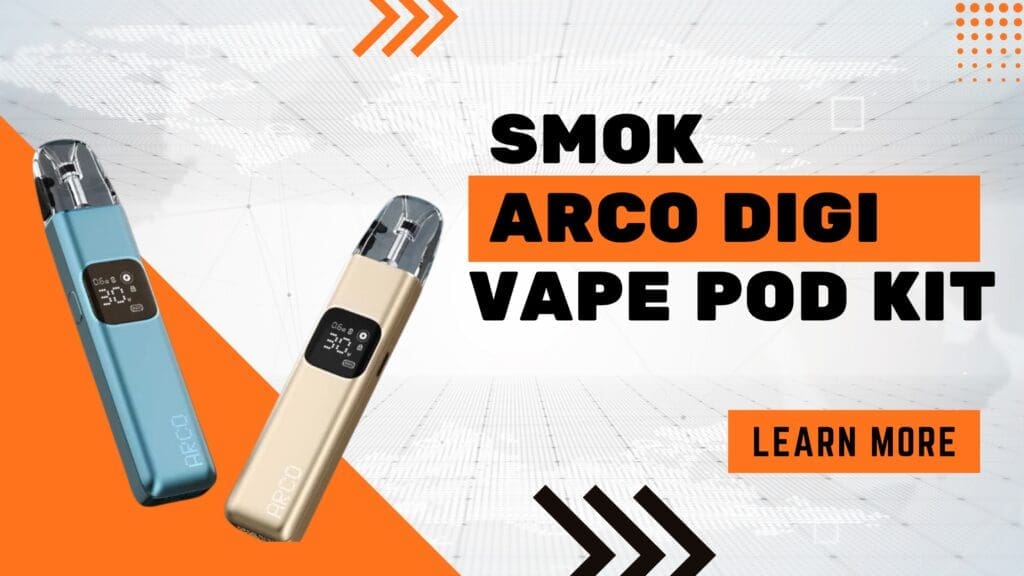 Buy SMOK ARCO DIGI Pod Kit Complete Guide: Everything You Need To Know Explained 2ml pod - Free UK Next Day Delivery (no minimum spend)