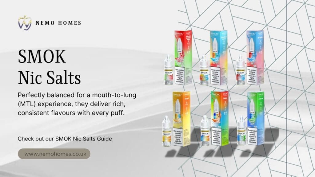 Buy SMOK Nic Salts – 10ml – 20mg Full Guide: Everything You Need To Know Explained 10ml e-liquid - Free UK Next Day Delivery (no minimum spend)