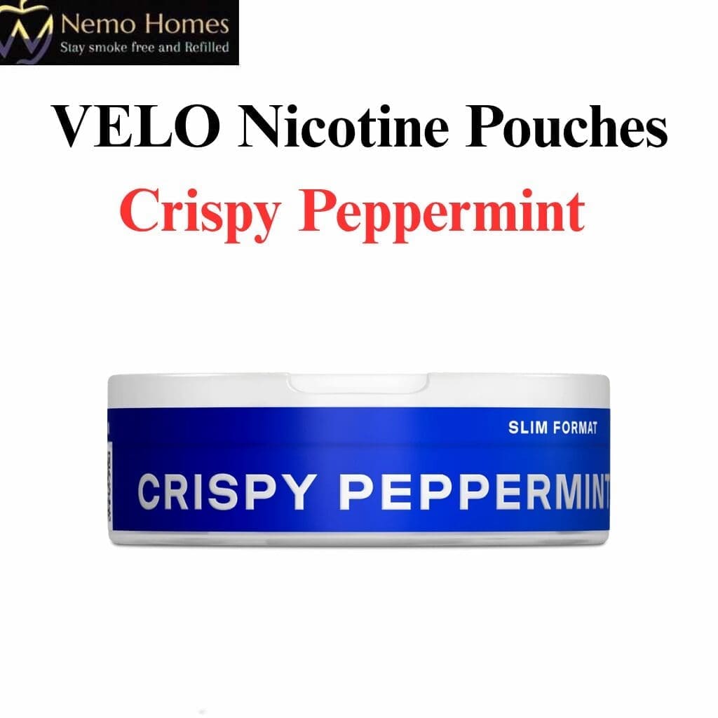 Buy VELO Nicotine Pouches – Crispy Peppermint - Free UK Next Day Delivery (no minimum spend)