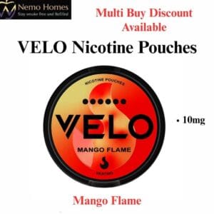 Buy VELO Nicotine Pouches – Mango Flame 10mg - Free UK Next Day Delivery (no minimum spend)