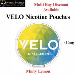 Buy VELO Nicotine Pouches – Minty Lemon 10mg - Free UK Next Day Delivery (no minimum spend)