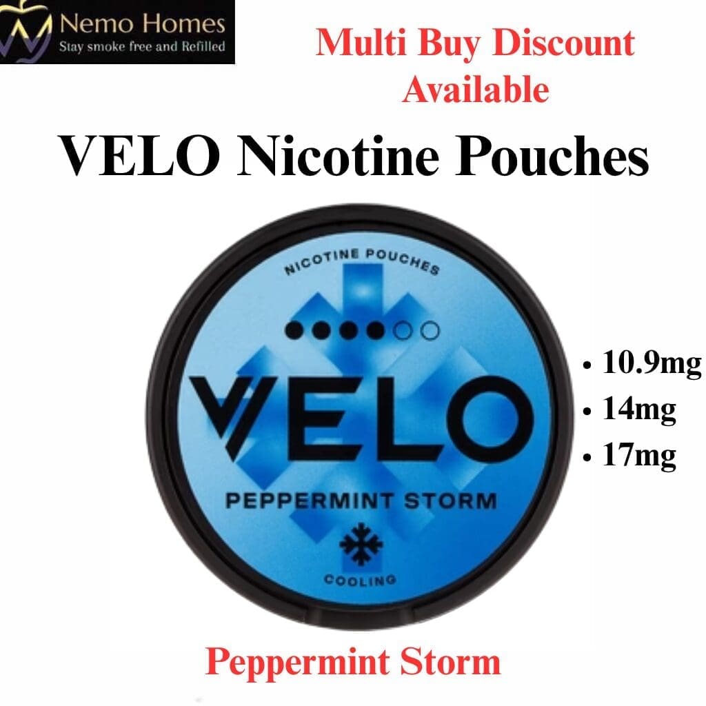 VELO Nicotine Pouches – Peppermint Storm