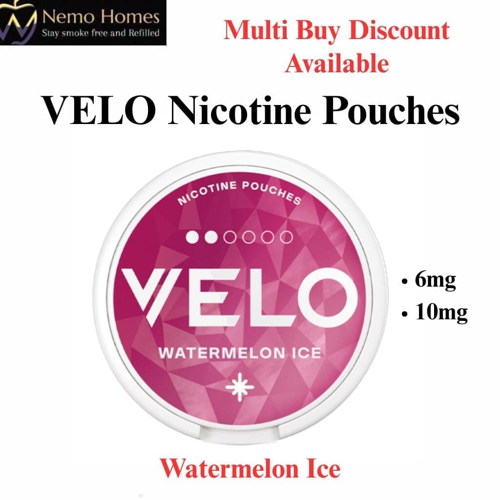 Buy VELO Nicotine Pouches – Watermelon Ice - Free UK Next Day Delivery (no minimum spend)