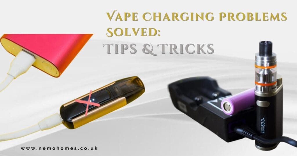 Buy Vape Not Charging? 10 Reasons & Easy Fixes fix vape battery - Free UK Next Day Delivery (no minimum spend)