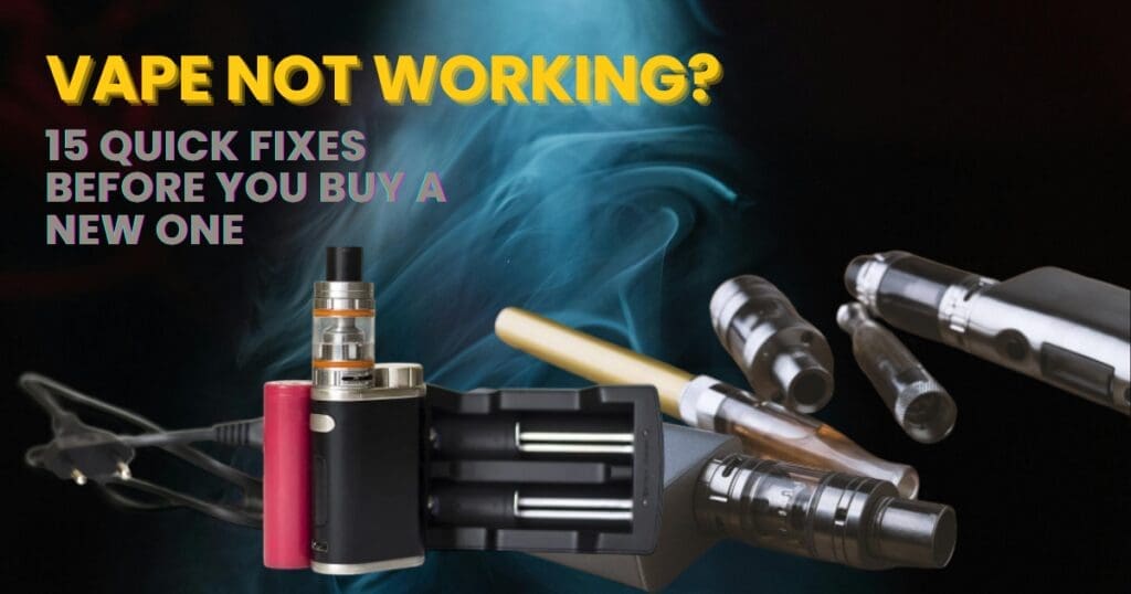 Buy Vape Not Working? Ultimate Guide: 15 Fixes Before Replacing It box mod problems - Free UK Next Day Delivery (no minimum spend)