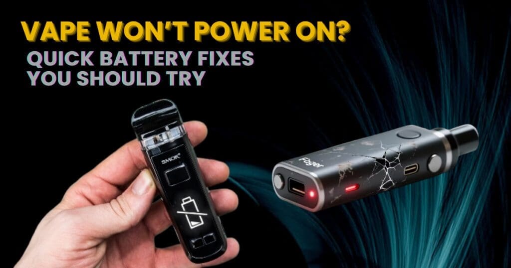 Buy Why Won’t My Vape Turn On? Complete Battery Troubleshooting Guide: Everything You Need To Know vape battery care - Free UK Next Day Delivery (no minimum spend)