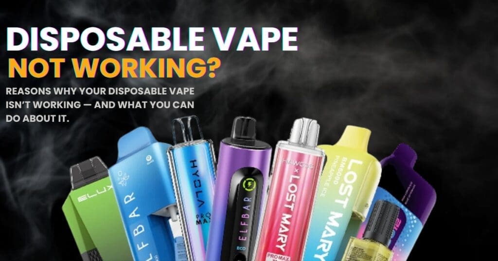 Buy Why Is My Disposable Vape Not Working? Easy Troubleshooting Tips blocked airflow vape - Free UK Next Day Delivery (no minimum spend)