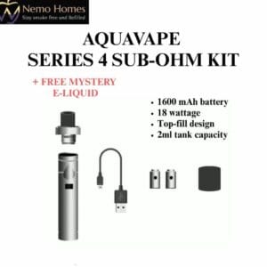 Buy Aquavape Series 4 Sub Ohm Vape Pen - Free UK Next Day Delivery (no minimum spend)