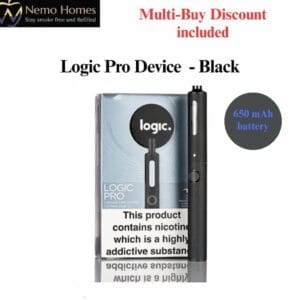 Buy Logic Pro Vape Device and Refill Capsules - Logic Pro Device Only  - Free UK Next Day Delivery (no minimum spend)
