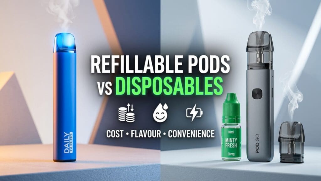 Refillable Pods vs Disposables: Full Beginner Guide