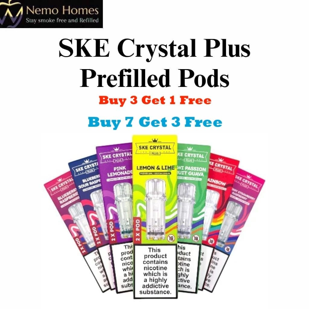 SKE Crystal Plus Pods – Prefilled