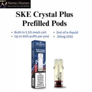 Buy SKE Crystal Plus Pods - Prefilled - Free UK Next Day Delivery (no minimum spend)