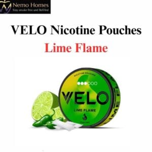 Buy VELO Nicotine Pouches - Lime Flame 8mg - Free UK Next Day Delivery (no minimum spend)