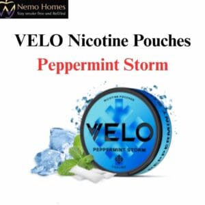 Buy VELO Nicotine Pouches – Peppermint Storm - Free UK Next Day Delivery (no minimum spend)