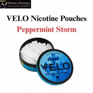 Buy VELO Nicotine Pouches – Peppermint Storm - Free UK Next Day Delivery (no minimum spend)