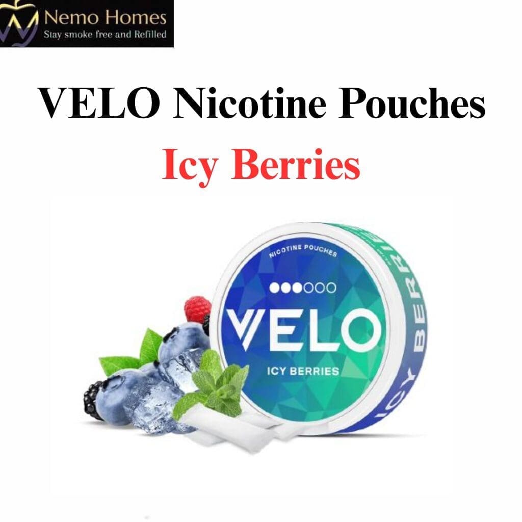 Buy VELO Nicotine Pouches – Icy Berries - Free UK Next Day Delivery (no minimum spend)