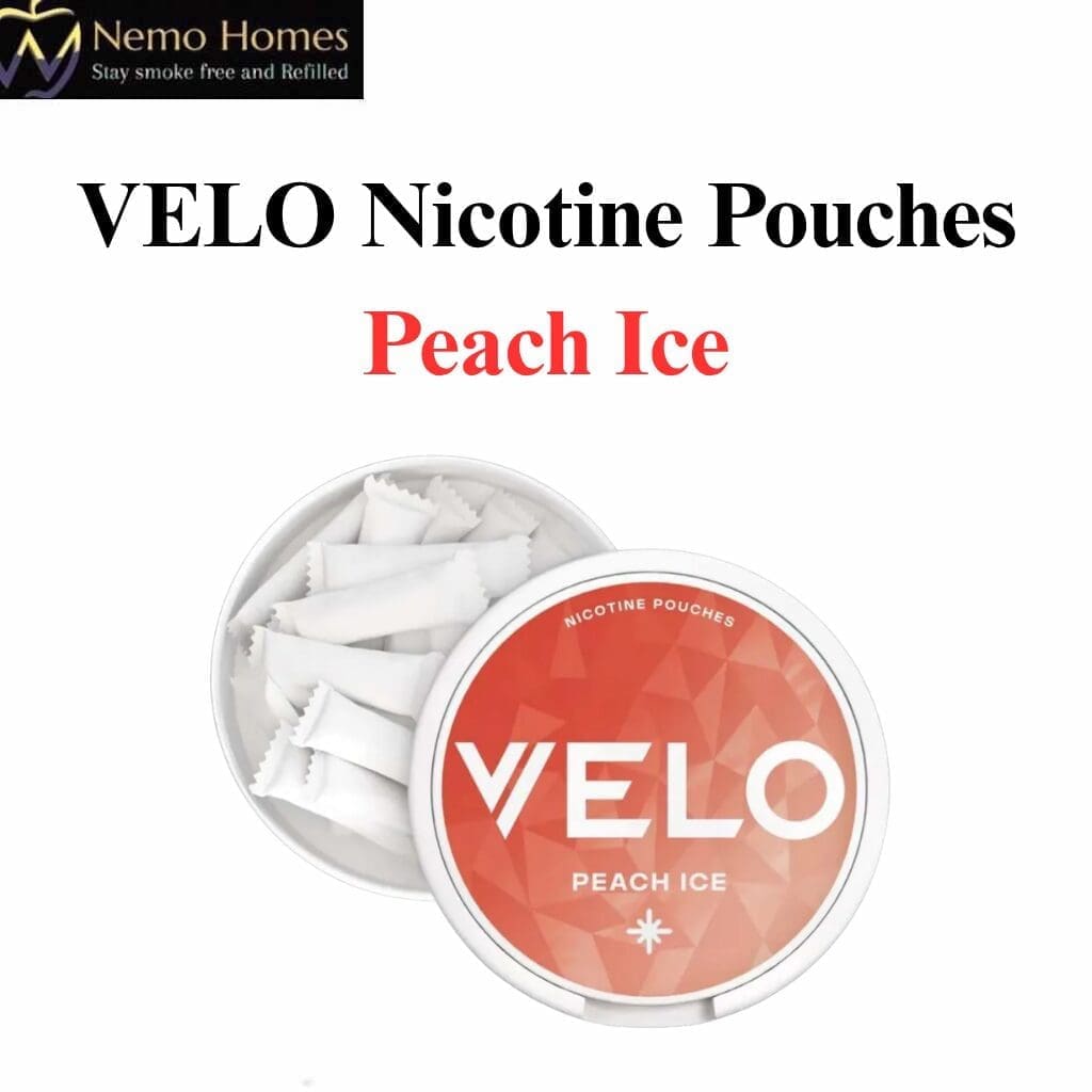 Buy VELO Nicotine Pouches – Peach Ice - Free UK Next Day Delivery (no minimum spend)