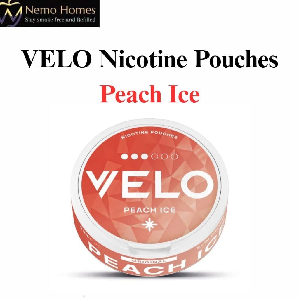Buy VELO Nicotine Pouches – Peach Ice - Free UK Next Day Delivery (no minimum spend)