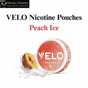 Buy VELO Nicotine Pouches – Peach Ice - Free UK Next Day Delivery (no minimum spend)